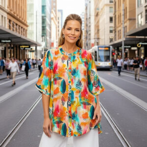 Claire Powell A-Line Shirt - Tropicana