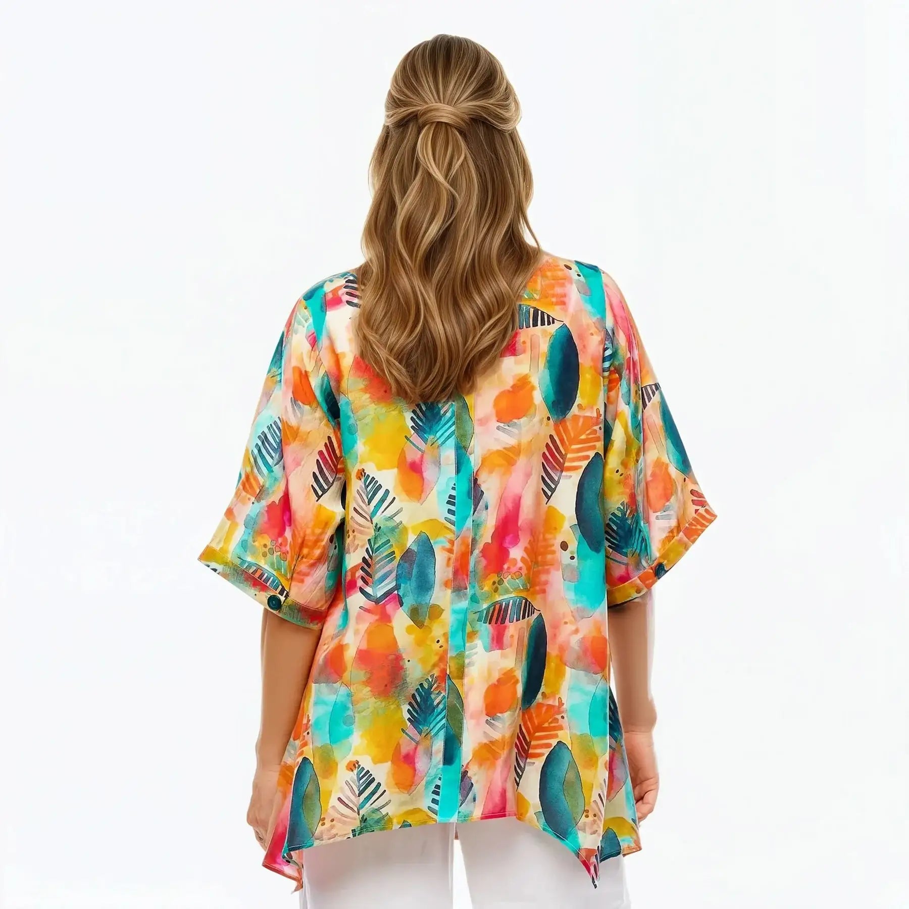 Claire Powell A-Line Shirt - Tropicana - Image 4