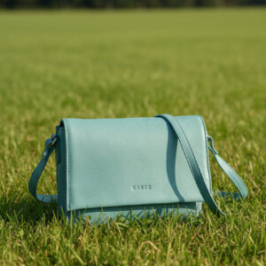 Eloise Soft Leather Crossbody Flap Bag - Ocean