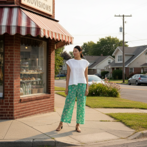 Foil - Cut Of Your Rib Top - White