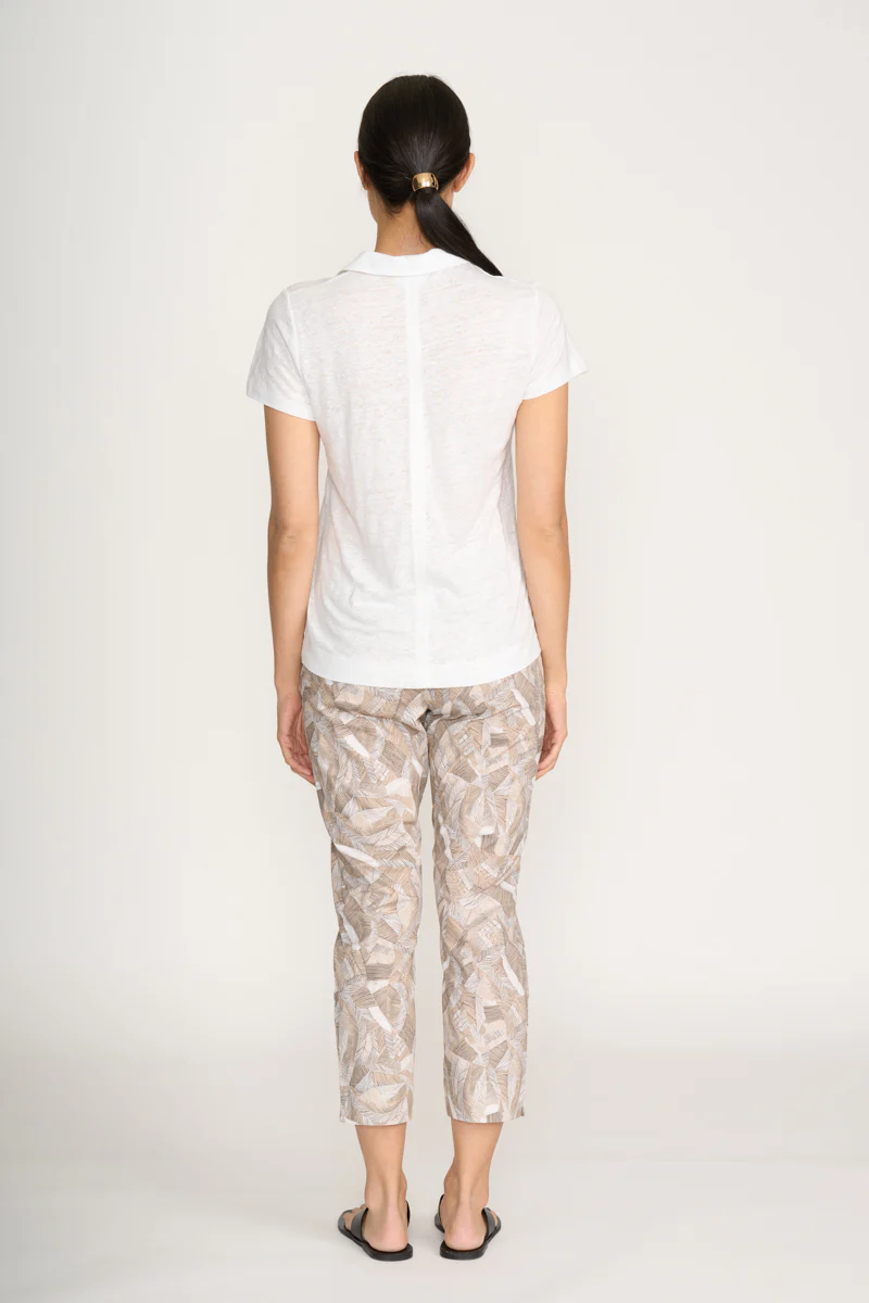 Foil - Fuss Free Capri Printed Pant - Canopy - Image 4