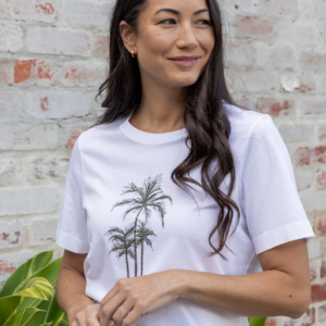 Jump - Beaded Palm Tee - Basil