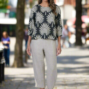 Naturals by O&J Relaxed Fit Top Black