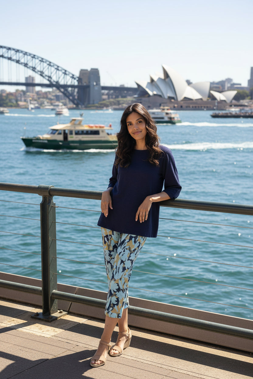 Orientique Bangalene Ikebana Pant