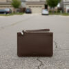 Queens Leather Pouch - Chocolate