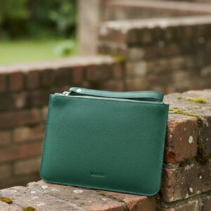 Queens Leather Pouch - Forest