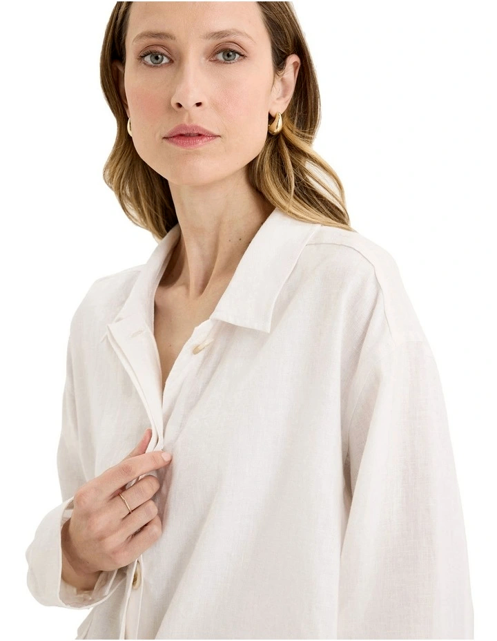 Yarra Trail - Tirari Bomber Jacket - White - Image 4