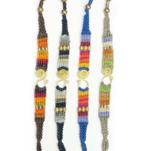 Waxed Cotton Bracelet