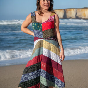 Upcycled Patchwork Dress