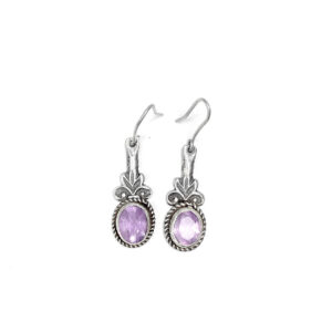 Earring with Floral Setting