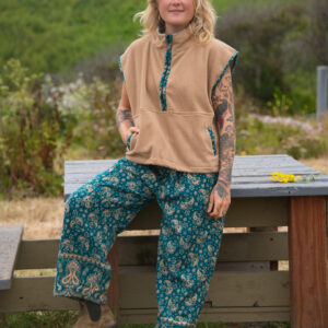 Wide Leg Paisley Pants