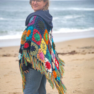 Granny Square Poncho