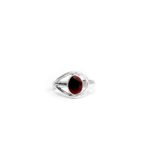 Garnet Ring with Open Setting