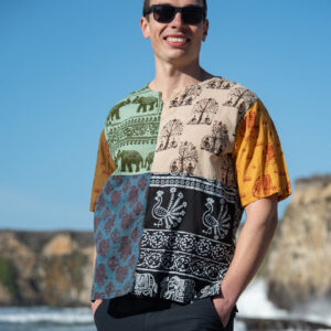 Blockprint Patch Shirt