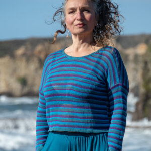 Striped Knit Sweater