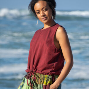 Drawstring Kurta Top