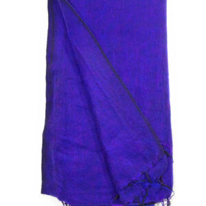 Brushed Woven Blanket in Violet